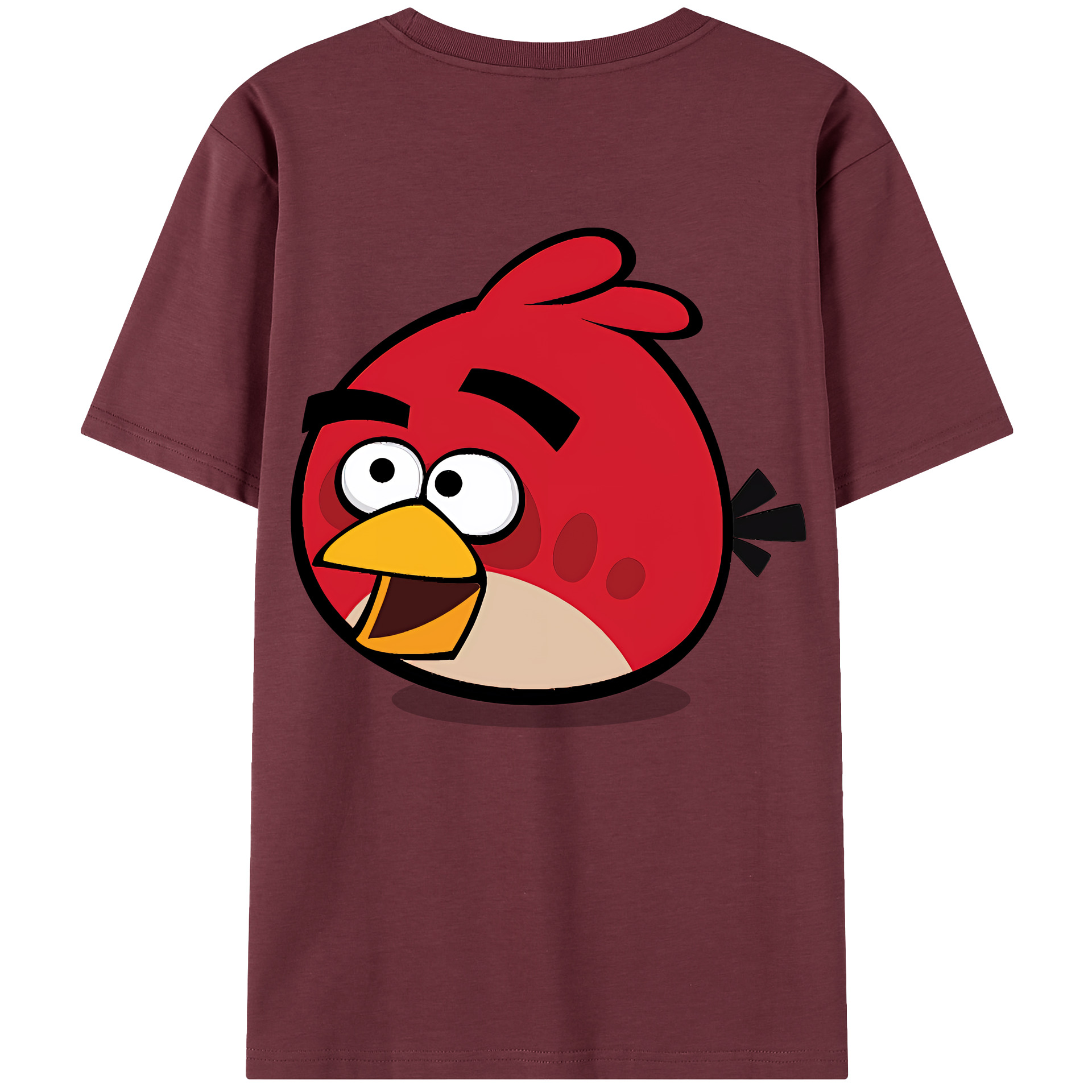 （画像用） Angry Birds アングリーバード 綿100％半袖Tシャツ（背面プリント）